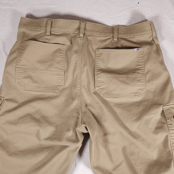 Duluth Trading 40 Grit Flex Twill Cargo Pants Mens 40 x 30 (~29.5) Relaxed Fit - Picture 11 of 16